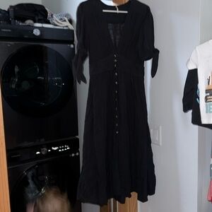 Free Prople Elegant Black Women's Dress